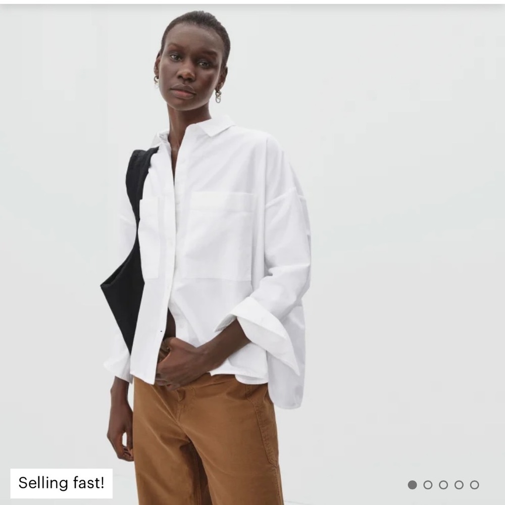 COPY - Worn once Everlane button down xxs